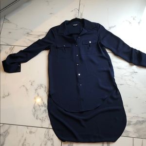 Bebe navy blouse